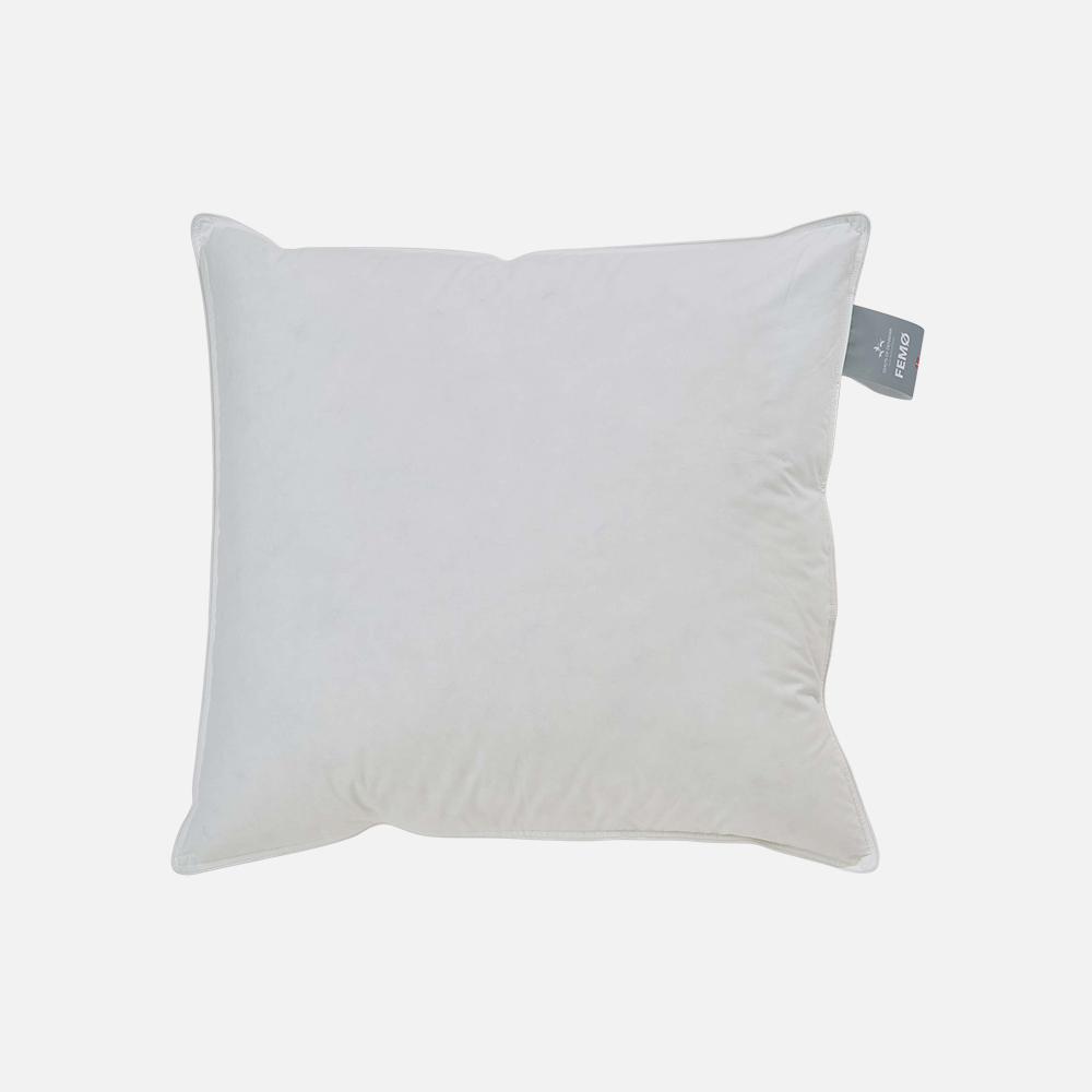 3-kammer pude Quilts of Denmark FEMØ lav højde 60x63 cm allergivenlig OEKO-TEX Nomite Downafresh Greenline