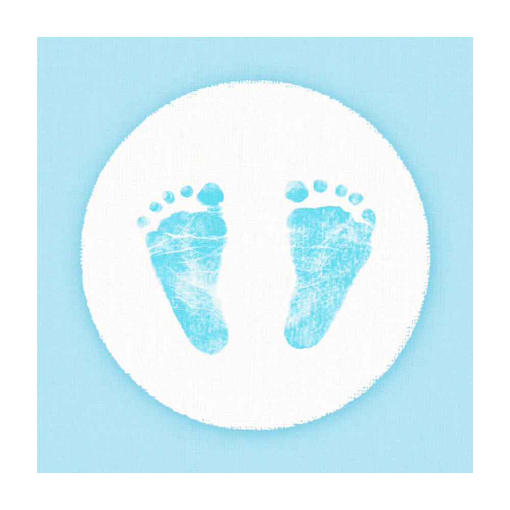 Edelweiss BABY STEPS serviet 33x33 cm - Lyseblå