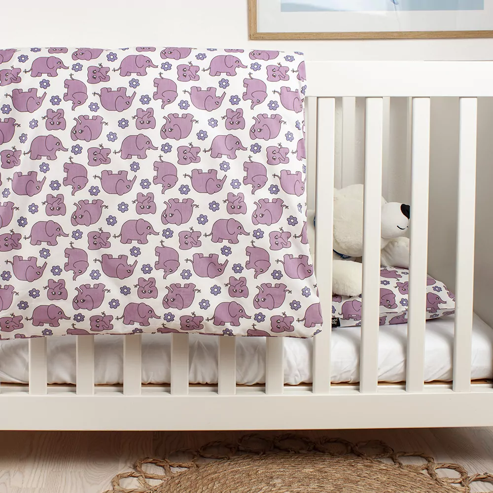 baby sengetøj elefant
