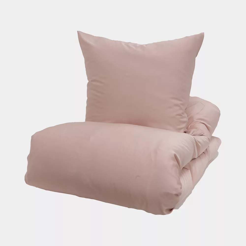 bambus sengetøj rosa