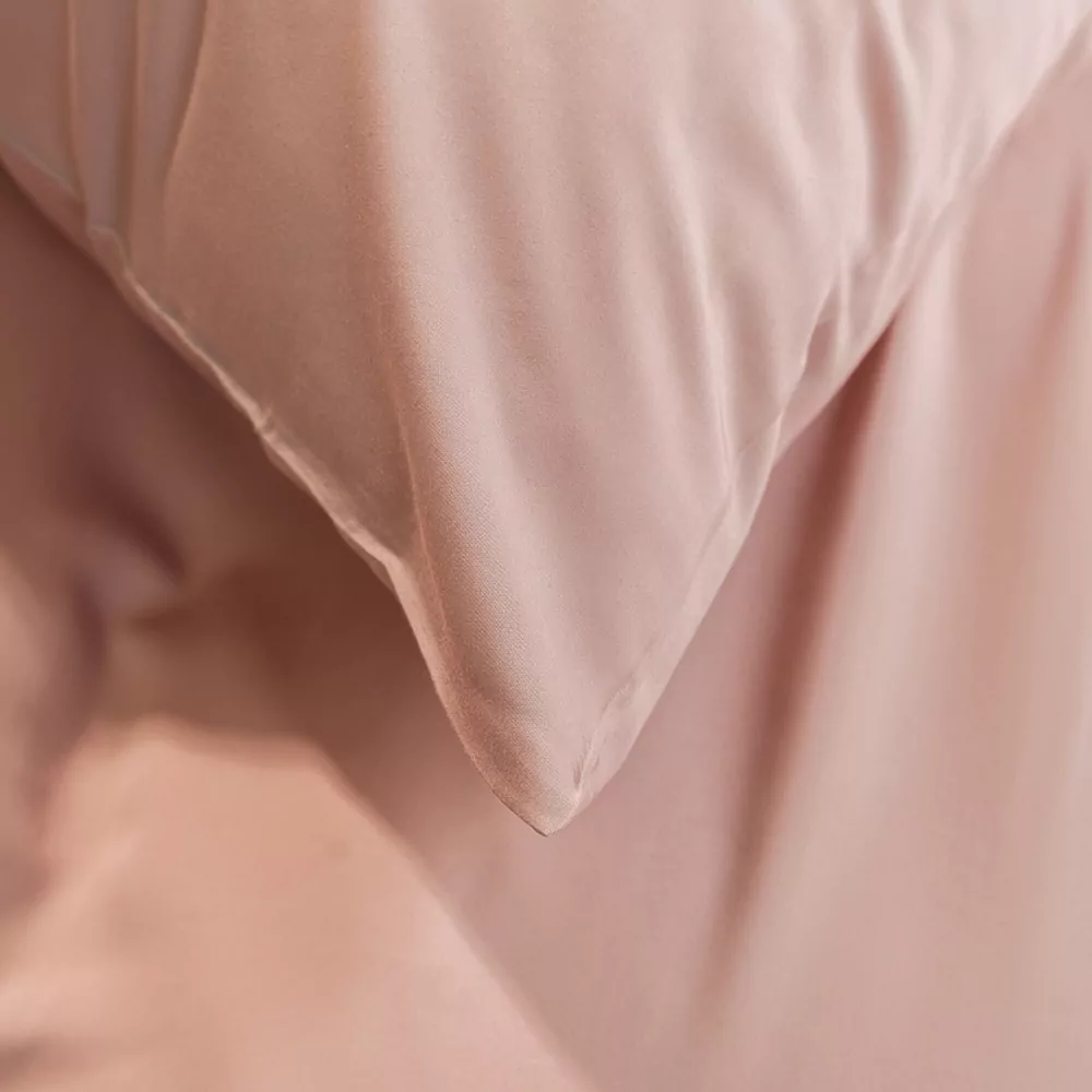 bambus sengetøj rosa