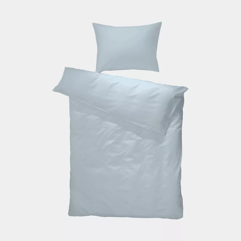 bambus sengetøj lysblå