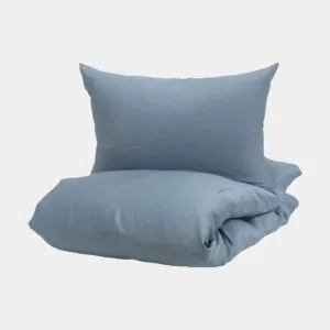 bambus sengetøj lysblå