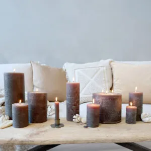Mange Chic Antique MACON bloklys i Coffee på sofabord