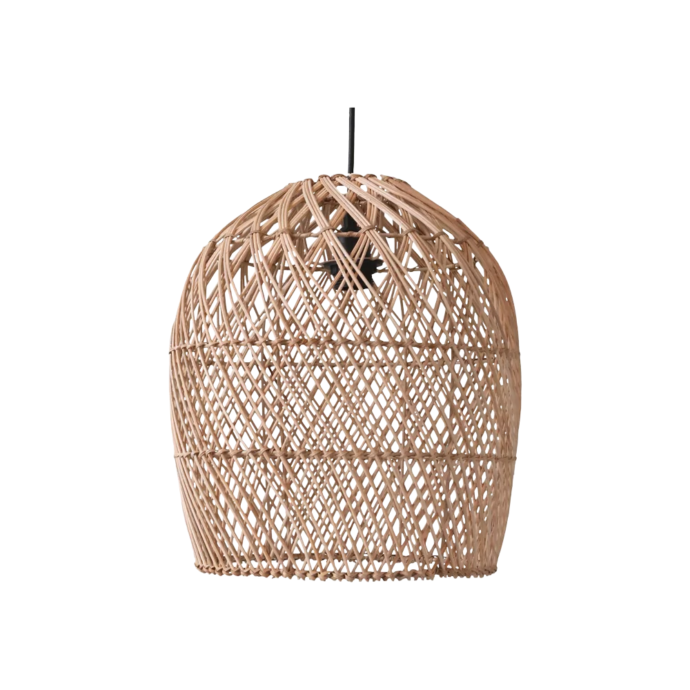 Lampe i rattan