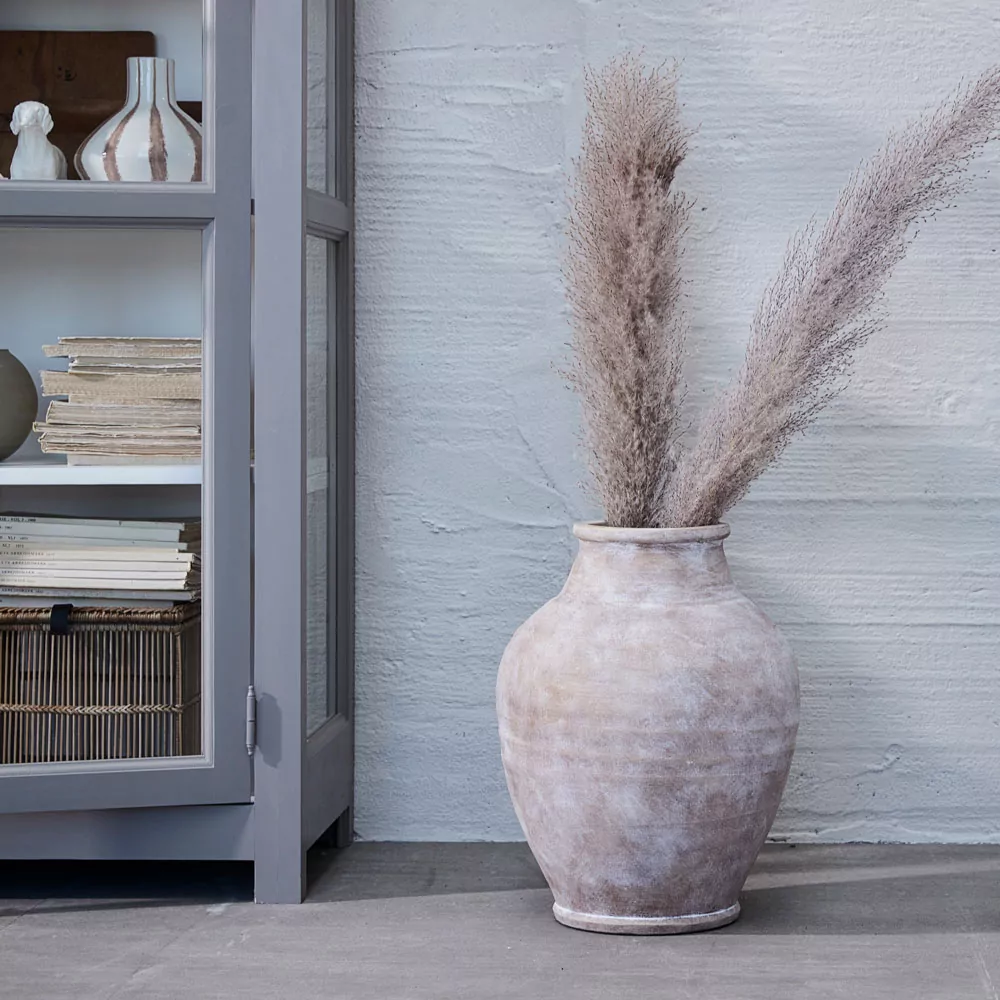 ANNA Vase/krukke 40,5 cm sand