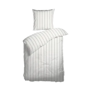 stribet sengetøj grøn