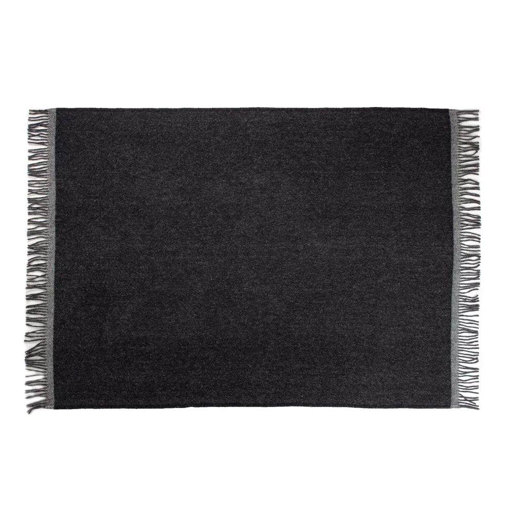 TRACK Uldplaid black