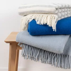 FENRIS Light Grey uldplaid