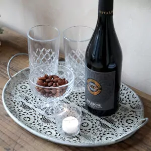 glas på bakke
