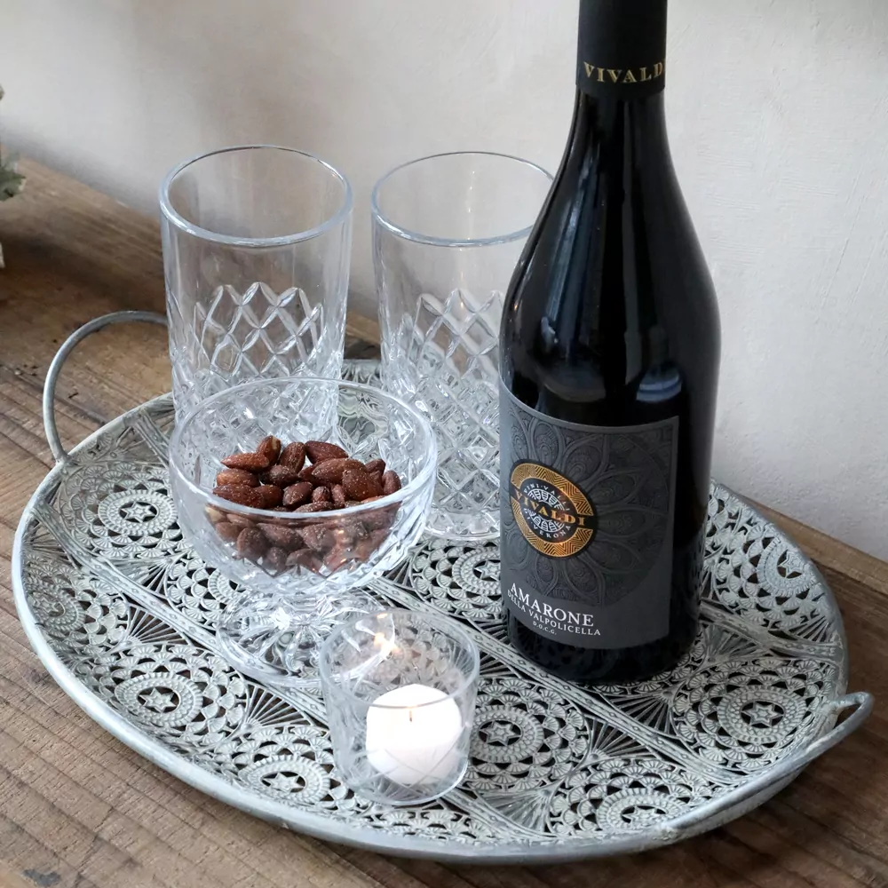 glas på bakke