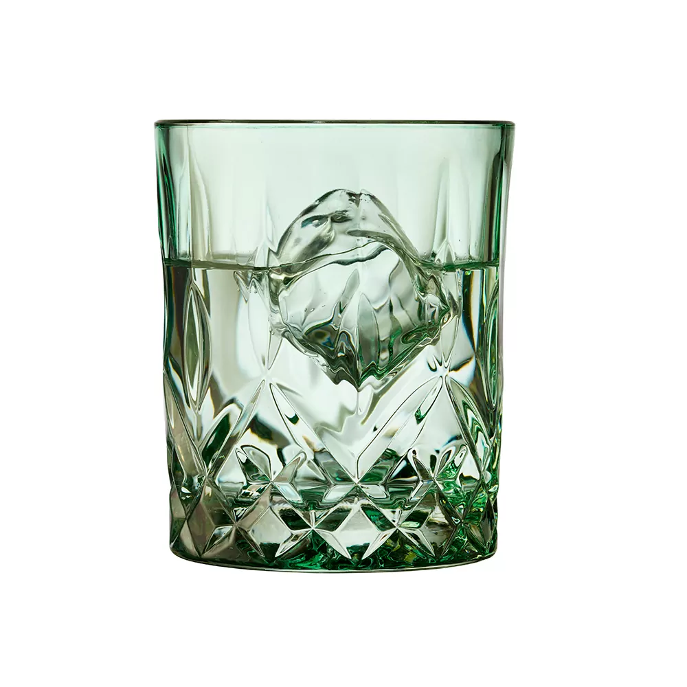 whiskyglas i grøn