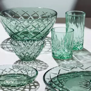 whiskyglas i grøn