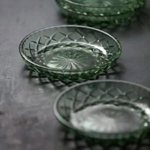 Asiet grøn glas
