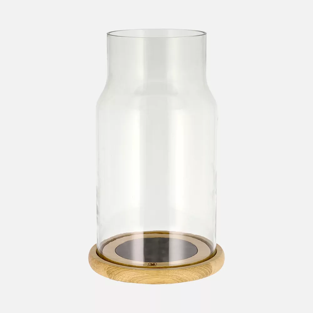 lanterne i glas og eg