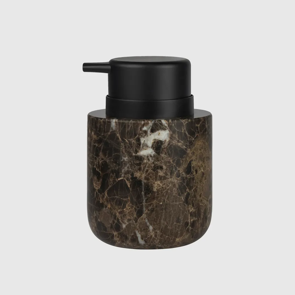 sæbedispenser brun marmor