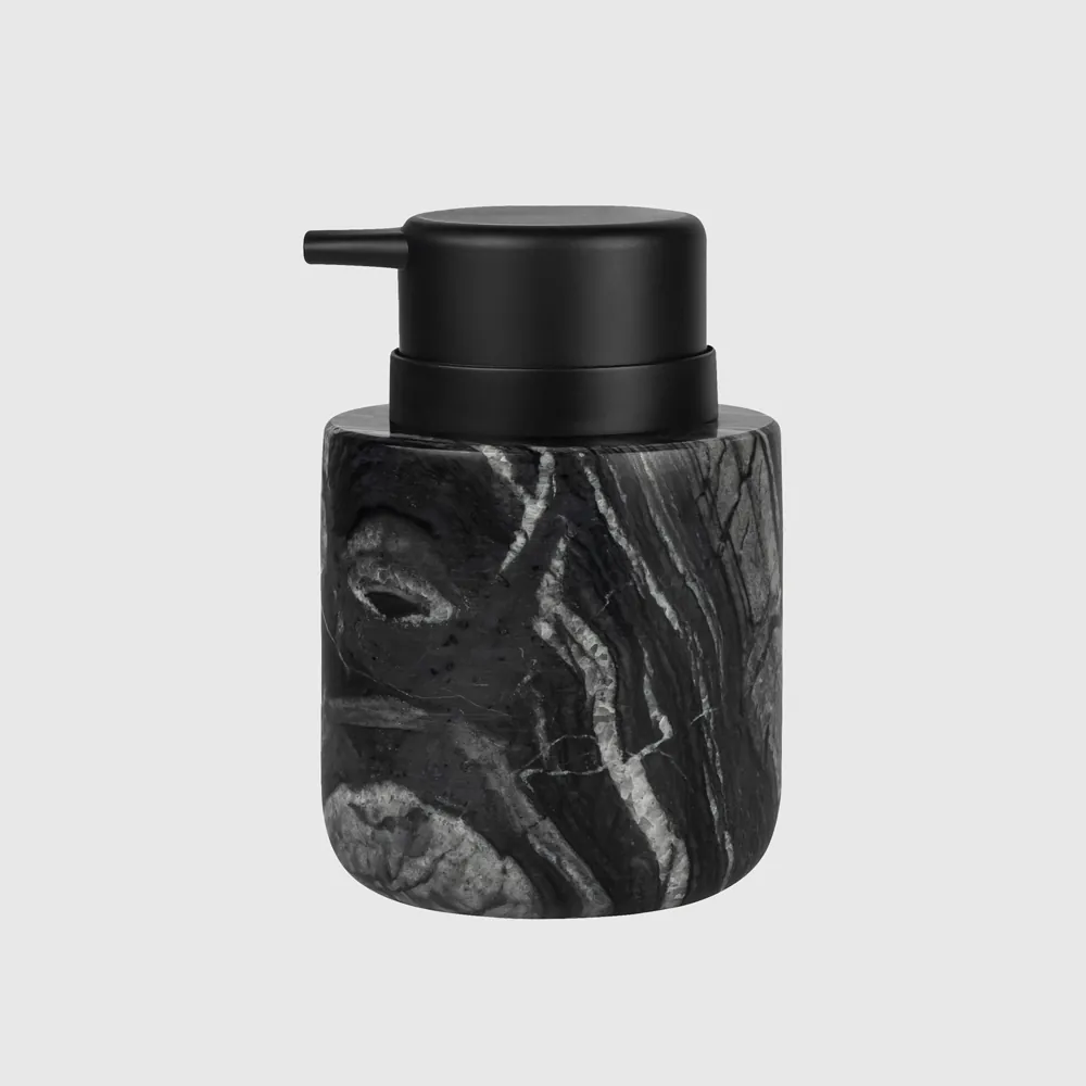 sæbedispenser sort marmor