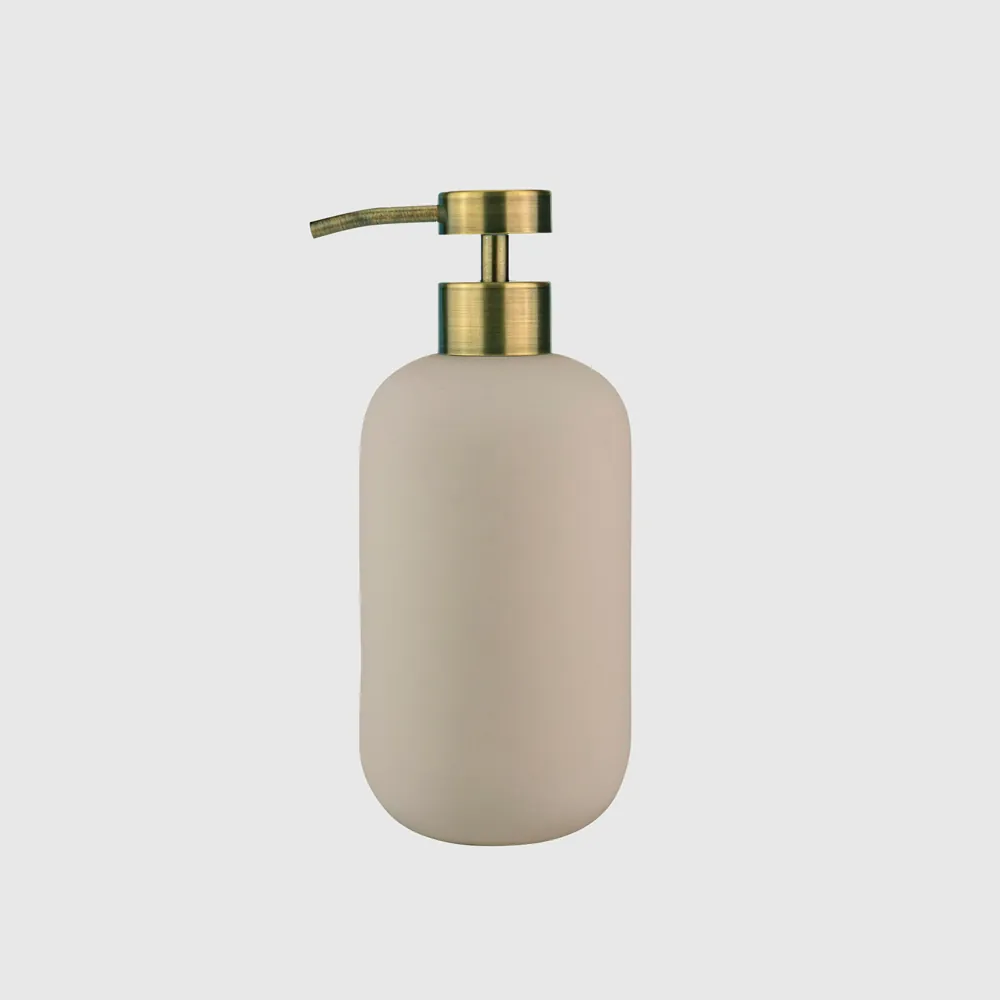 Sæbedispenser beige