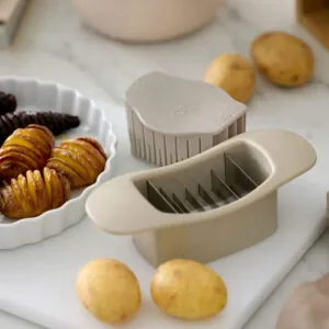 hasselback-skærer humus