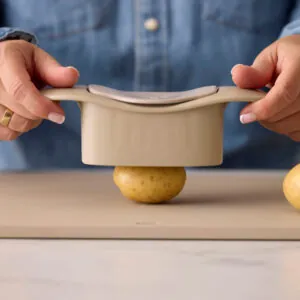 hasselback-skærer humus