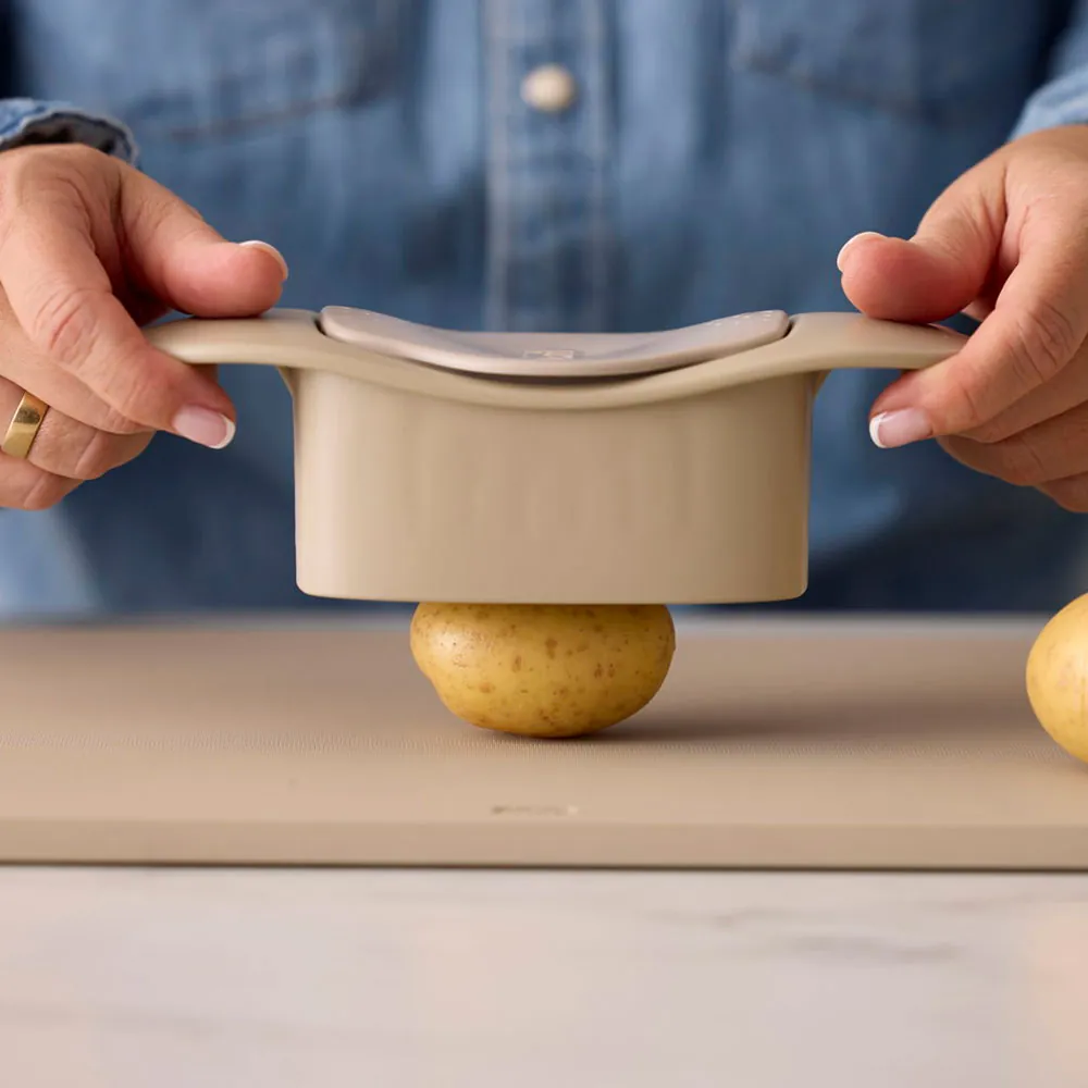 hasselback-skærer humus