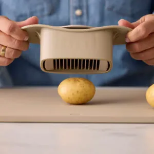 hasselback-skærer humus
